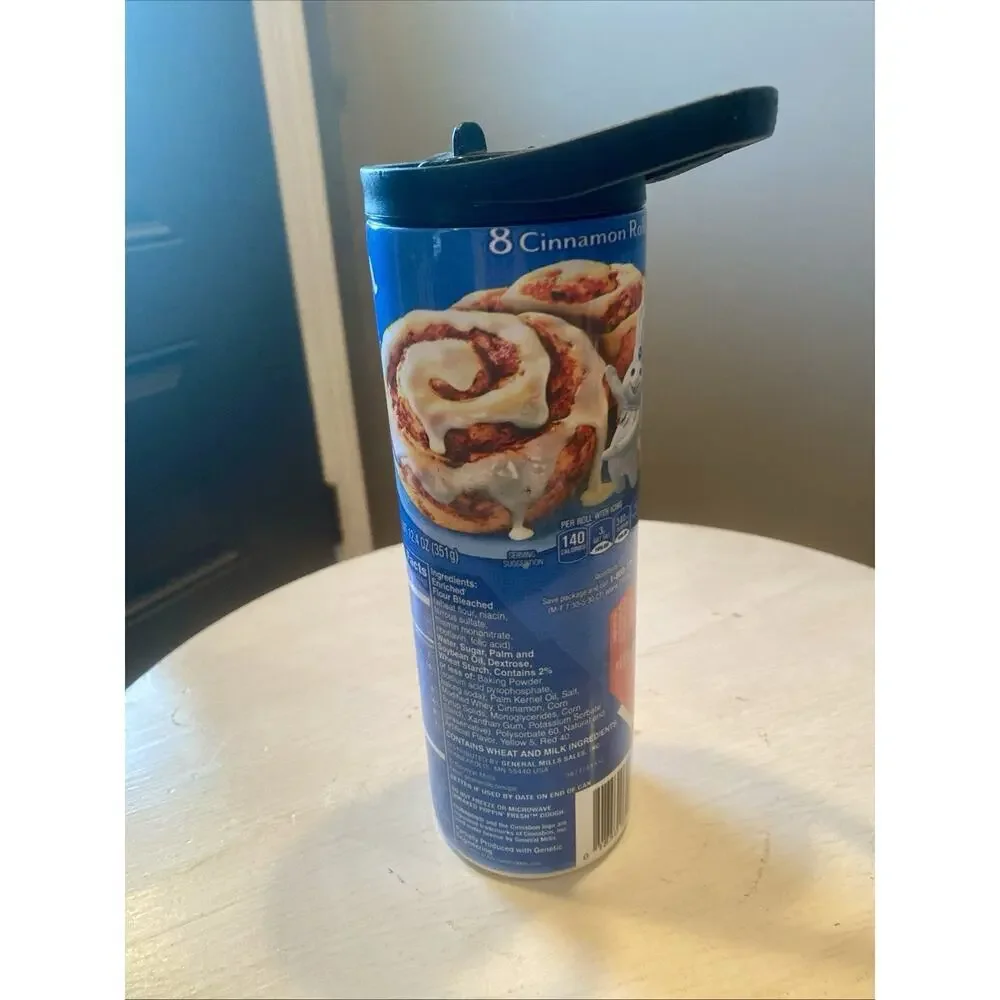 Pillsbury Cinnamon‎ Rolls 20 oz Tumbler with Straw